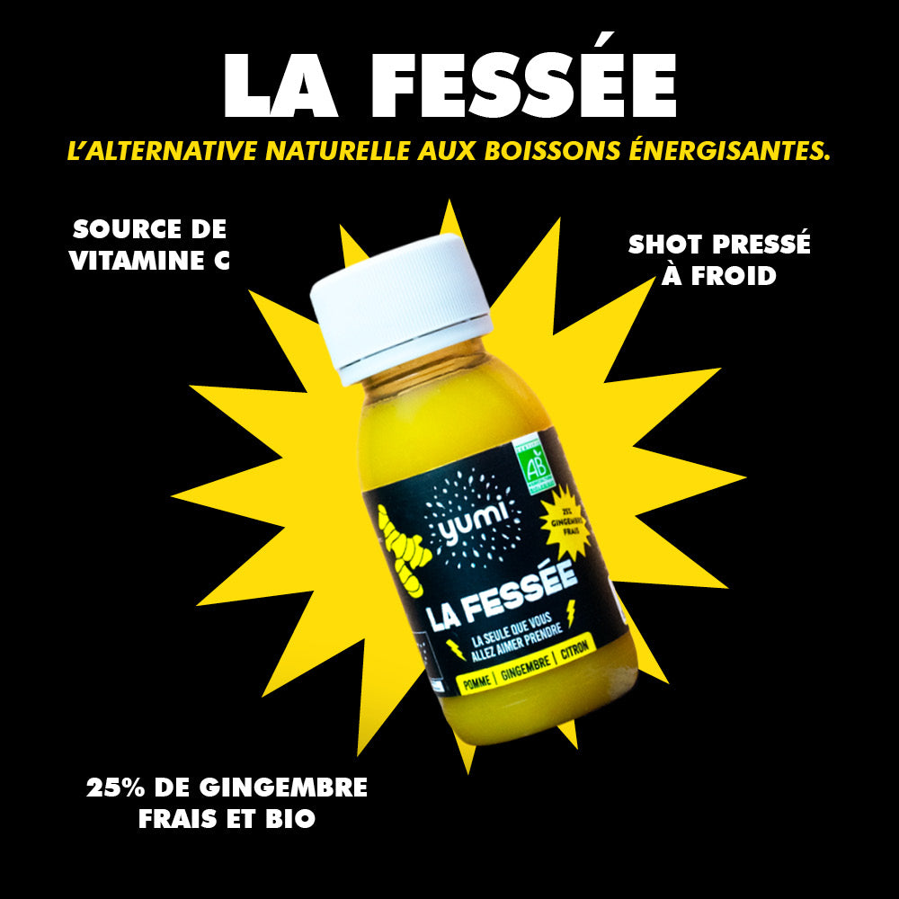 Coffret de shots de gingembre : La Fessée