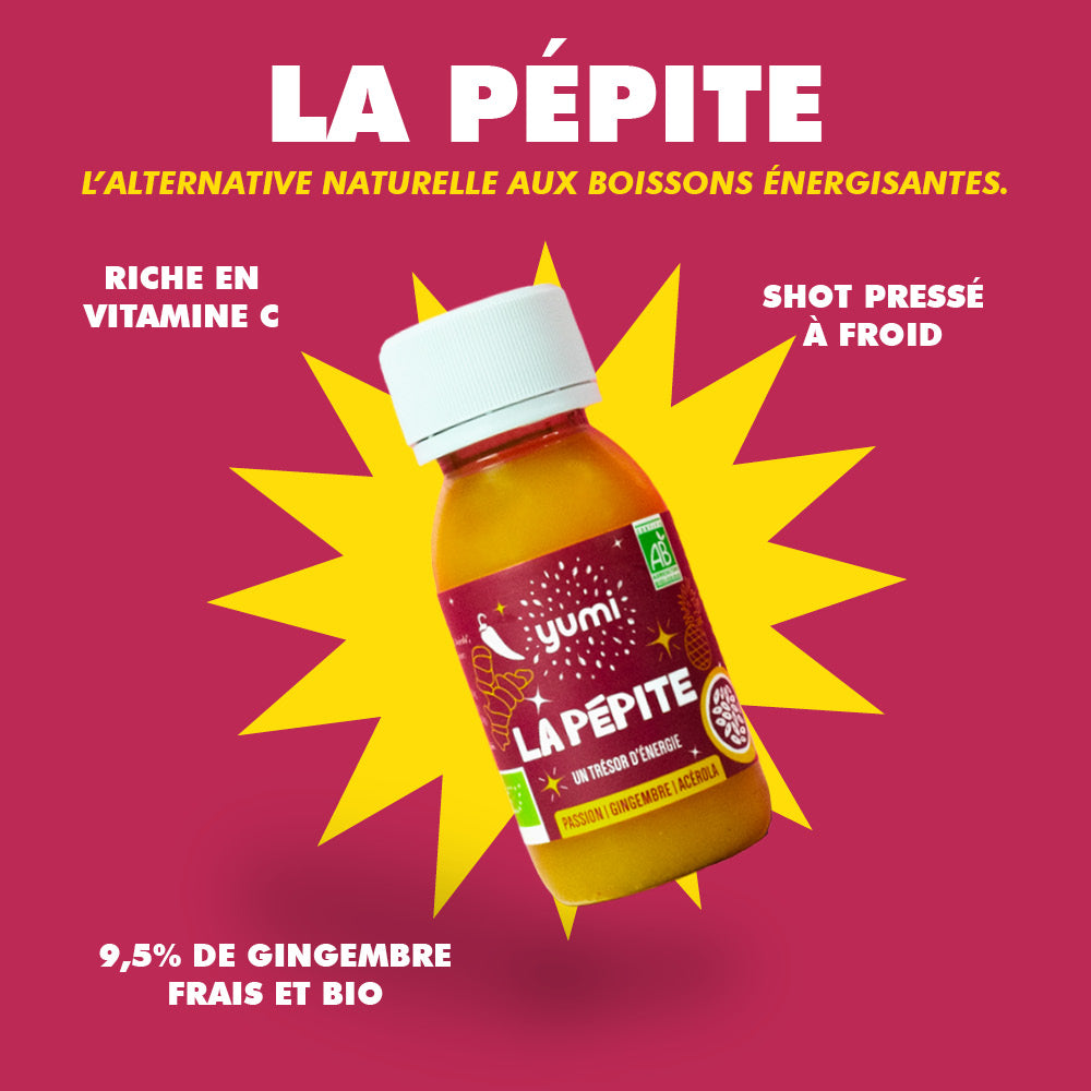 Coffret de shots de gingembre : La Pépite
