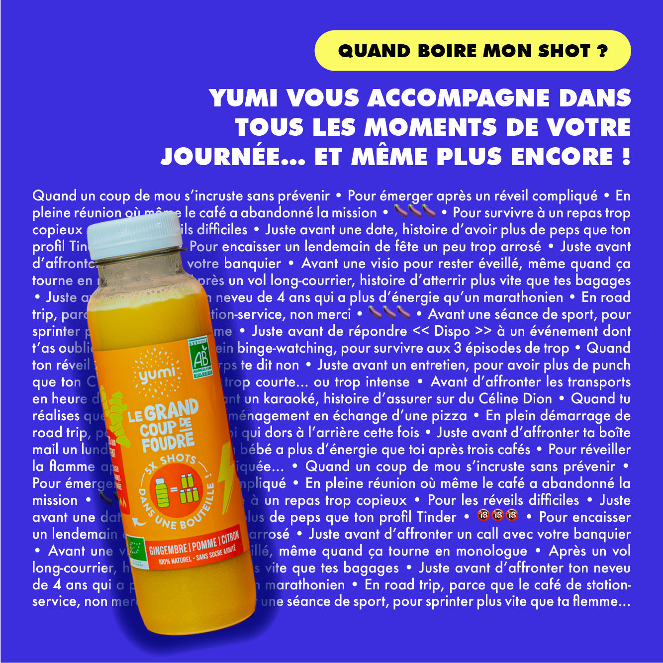 Coffret de maxishots : Grand Coup de Foudre