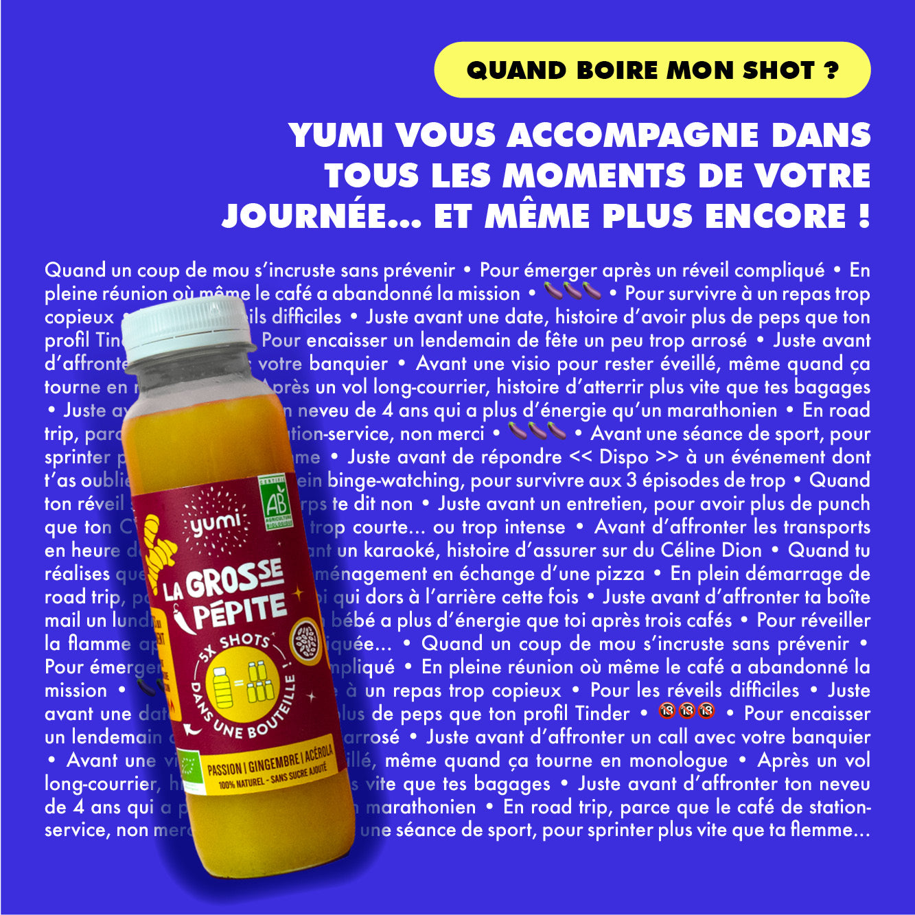 Coffret de maxishots : La Grosse Pépite