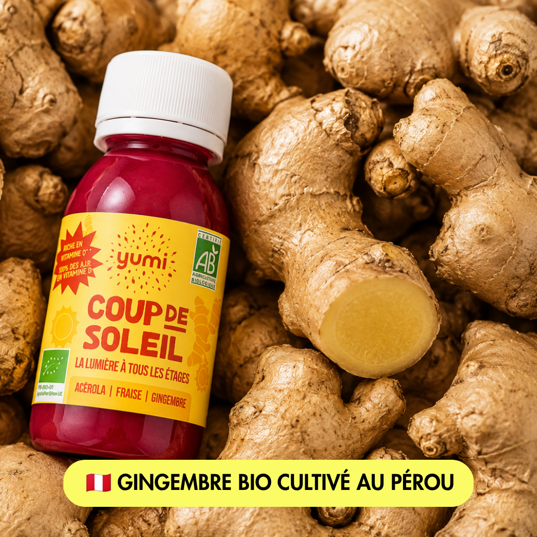 Coffret de shots de gingembre : Coup de Soleil