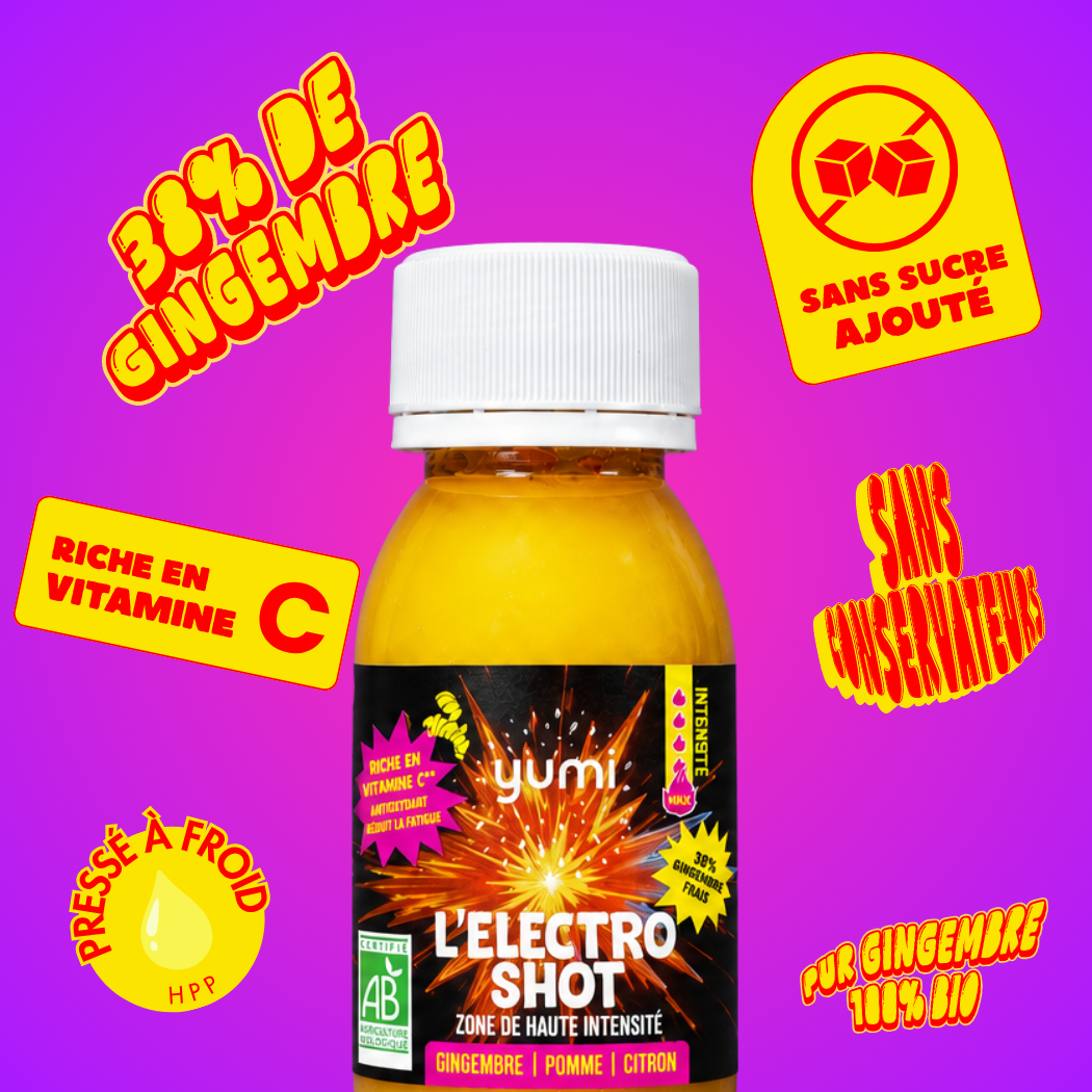 Coffret de shots de gingembre : L'Electroshot