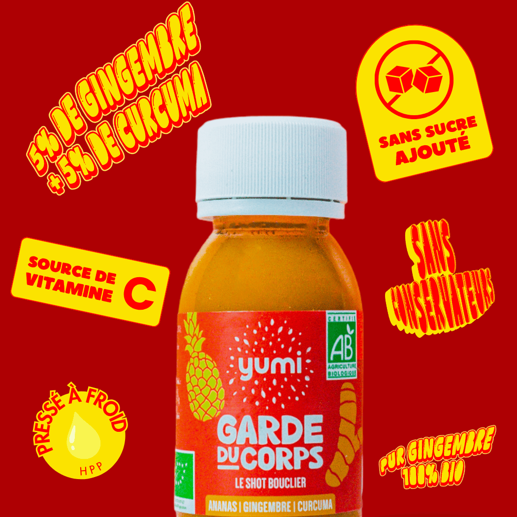 Coffret de shots de curcuma & gingembre : Garde du Corps