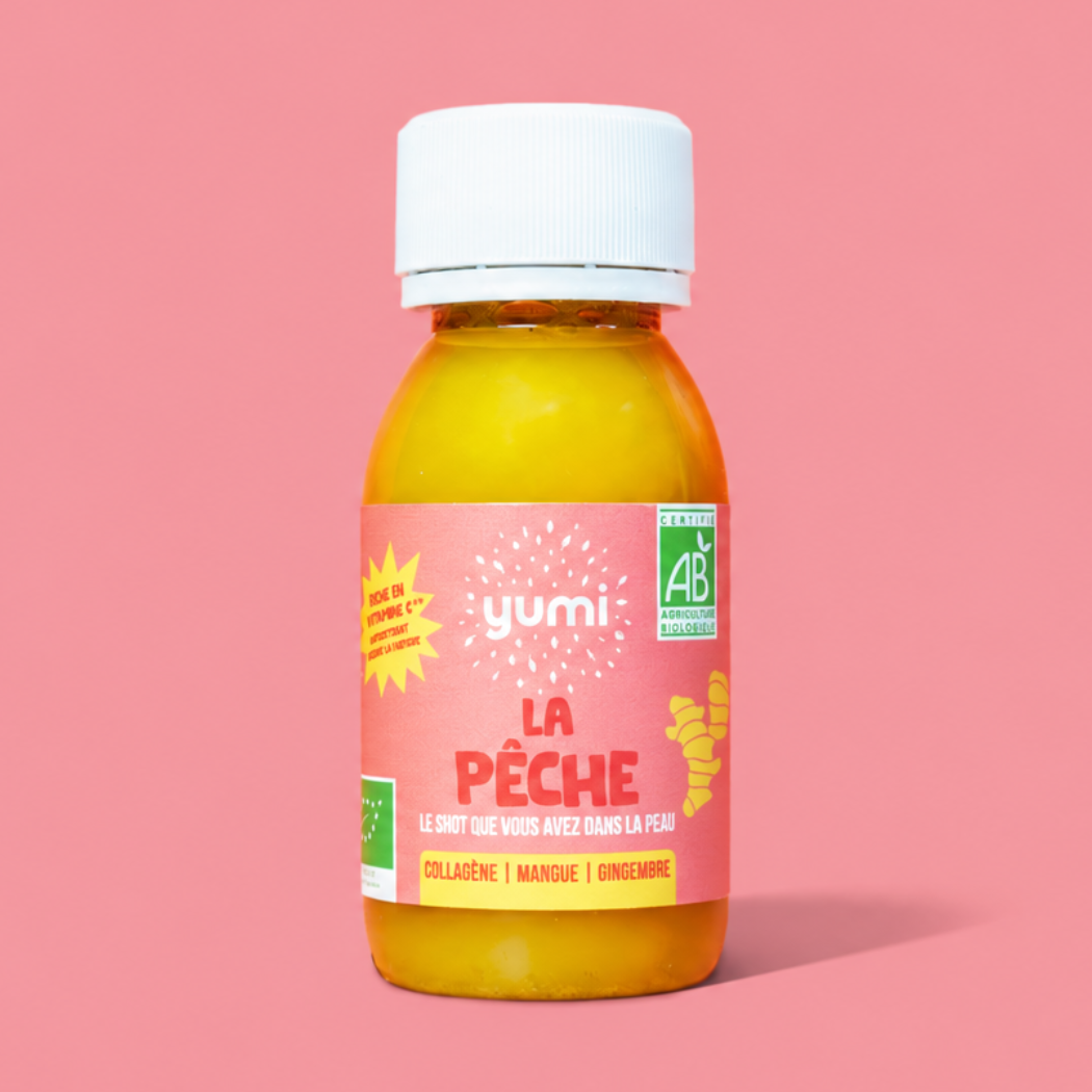 Coffret de shots de gingembre : La Pêche