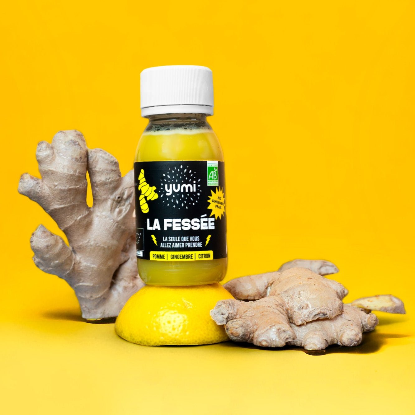 Coffret de shots de gingembre : La Fessée