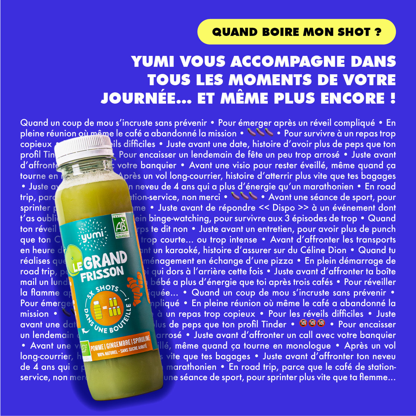 Coffret de maxishots : Le Grand Frisson