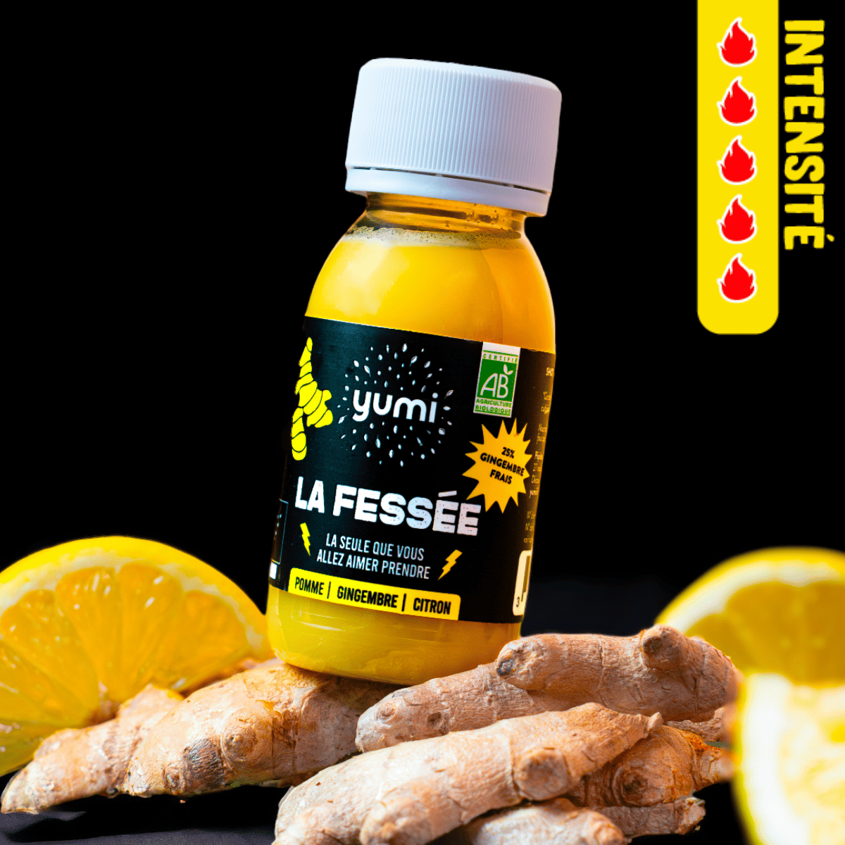 Coffret de shots de gingembre : La Fessée