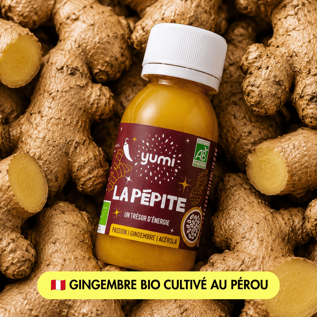 Coffret de shots de gingembre & Vitamine C : La Pépite
