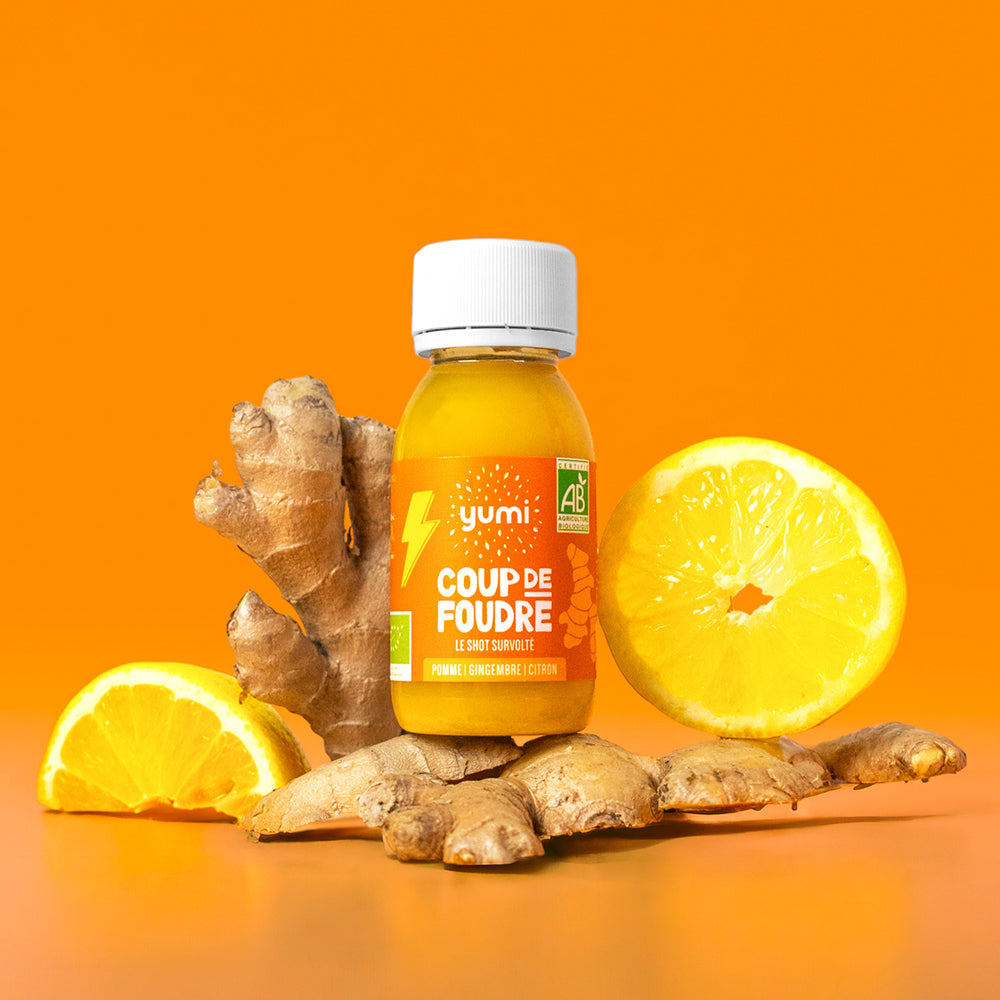 Coffret de shots de gingembre : Coup de Foudre