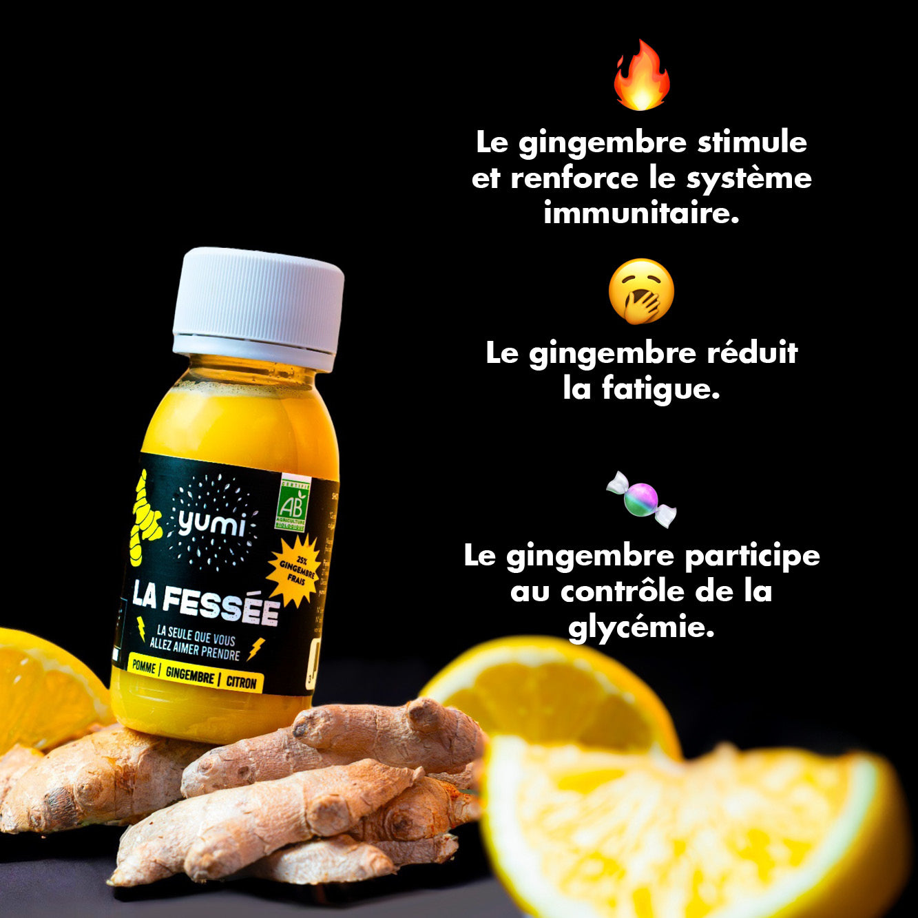 Coffret de shots de gingembre : La Fessée