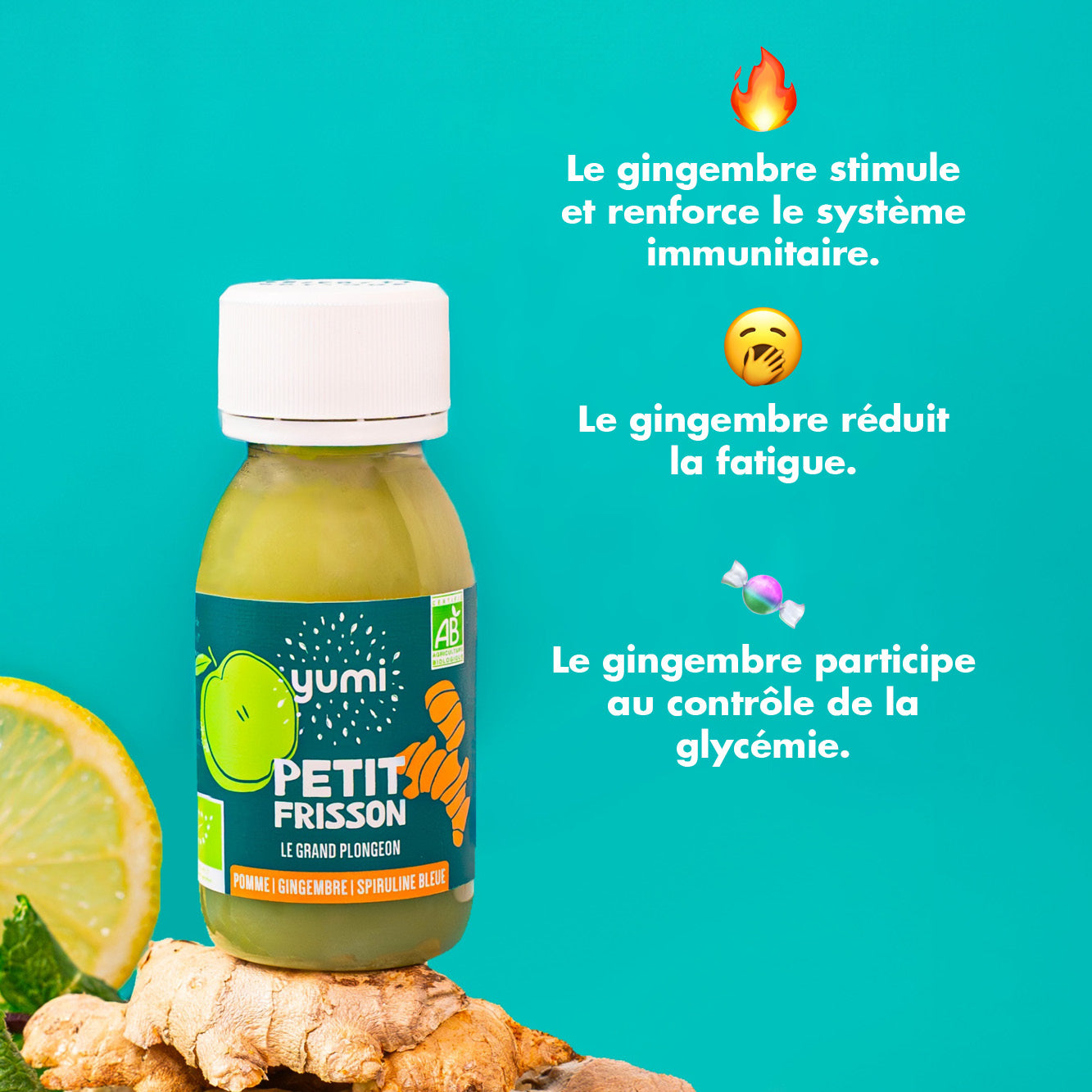 Coffret de shots de gingembre : Petit Frisson